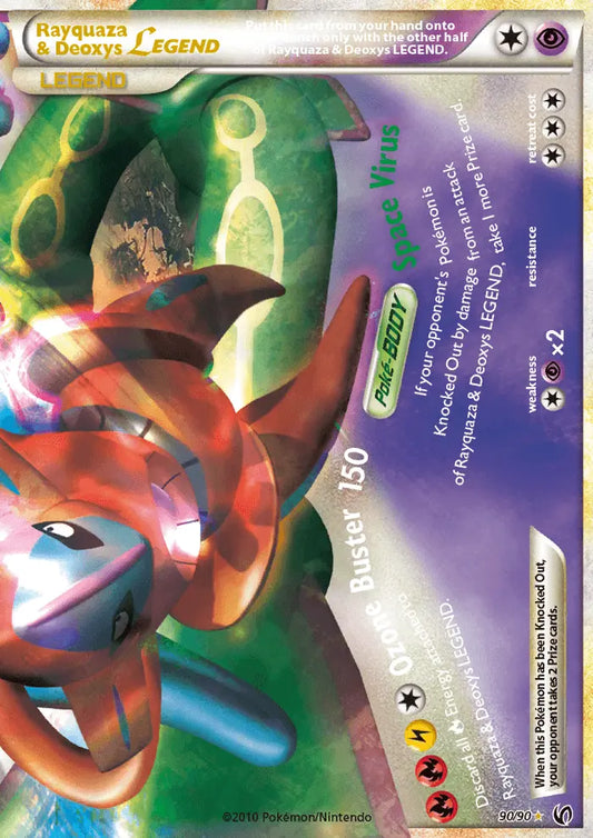 Rayquaza & Deoxys LEGEND 90 Undaunted Pokesingles