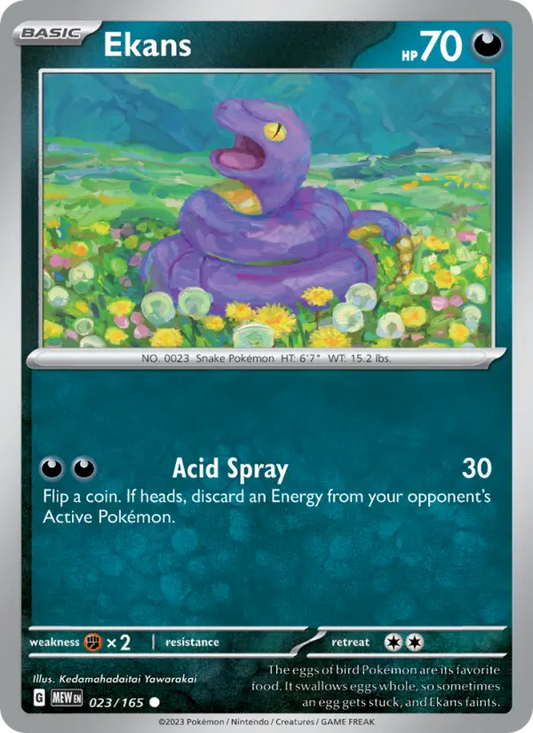 Ekans 23 151 Pokesingles