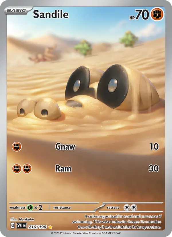 Sandile 216 Scarlet & Violet Pokesingles