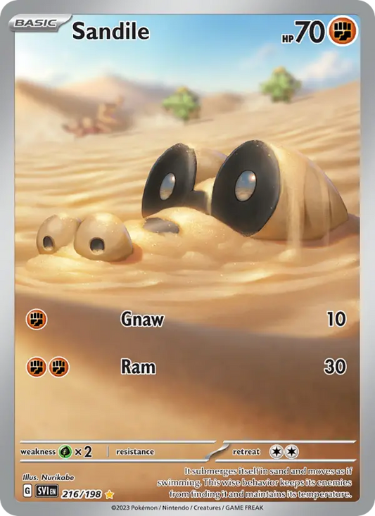 Sandile 216 Scarlet & Violet Pokesingles