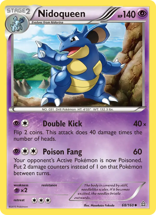 Nidoqueen 68 Primal Clash Pokesingles