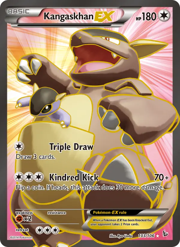 Kangaskhan EX 103 Flashfire Pokesingles