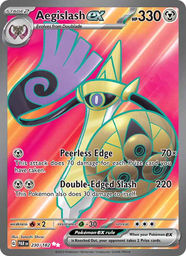 Aegislash ex 230 Paradox Rift Pokesingles
