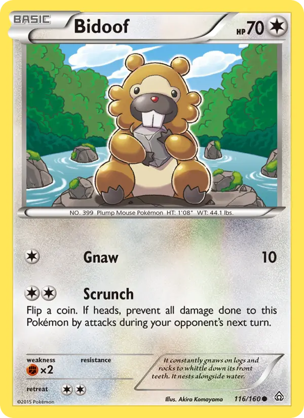 Bidoof 116 Primal Clash Pokesingles