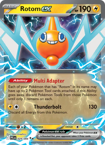 Rotom ex 29 Phantasmal Flames Pokesingles