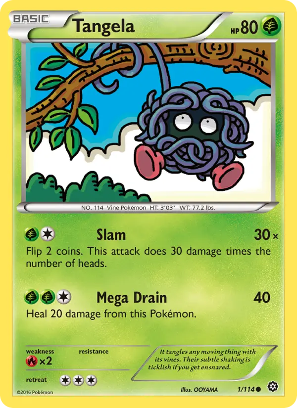 Tangela 1 Steam Siege Pokesingles