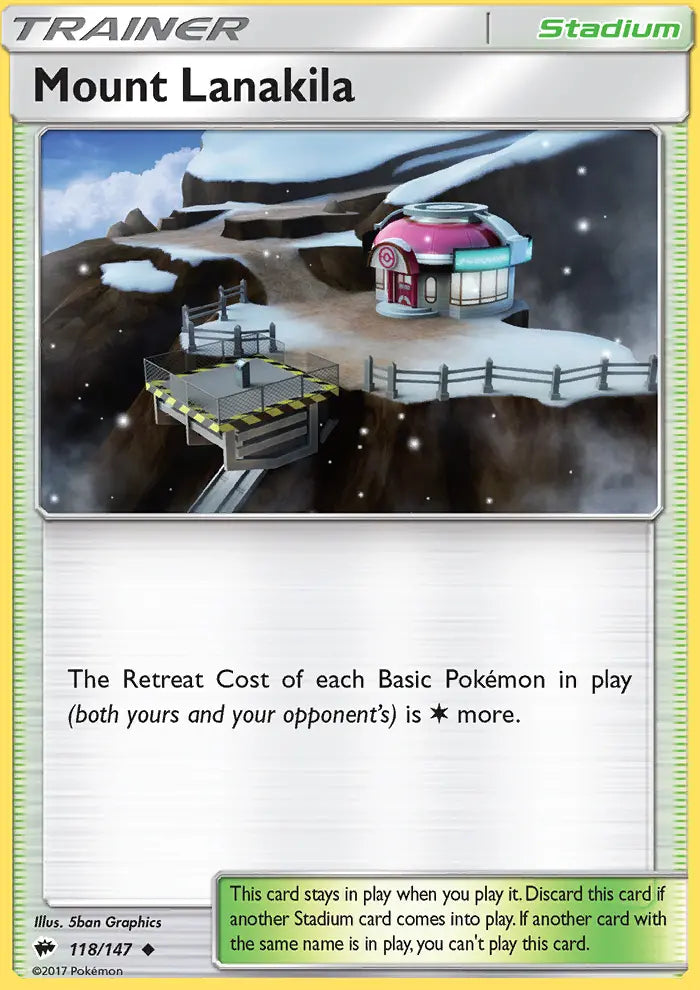Mount Lanakila 118 Burning Shadows Pokesingles