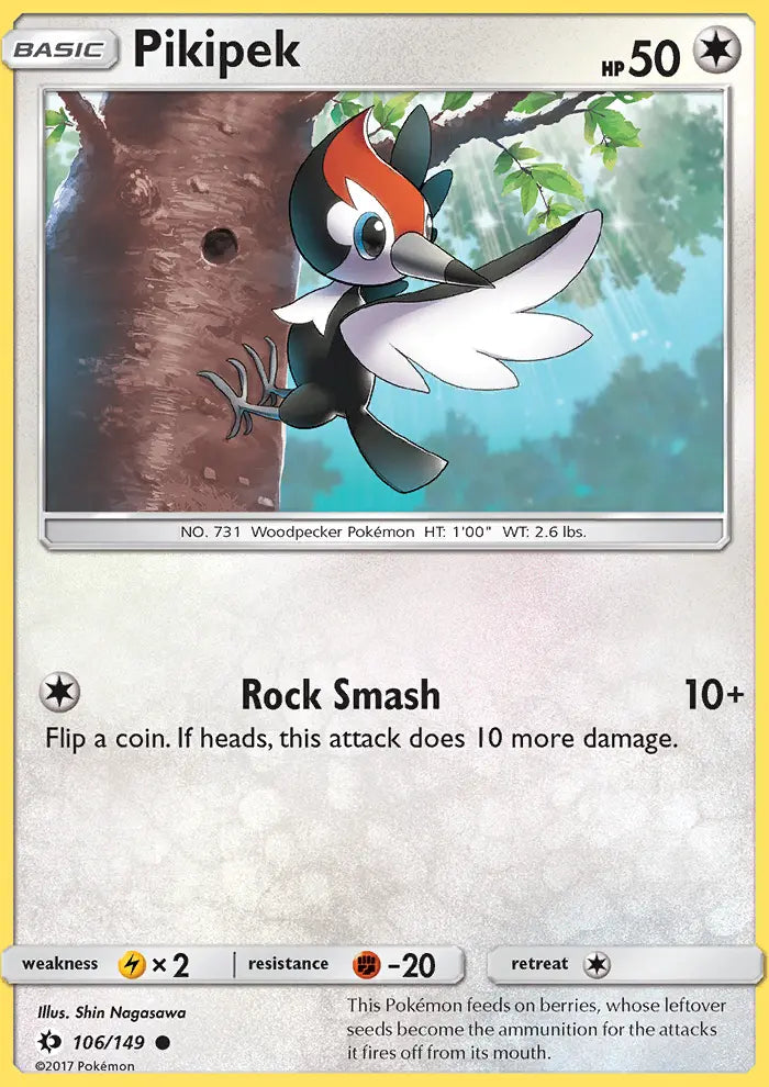 Pikipek 106 Sun & Moon Pokesingles