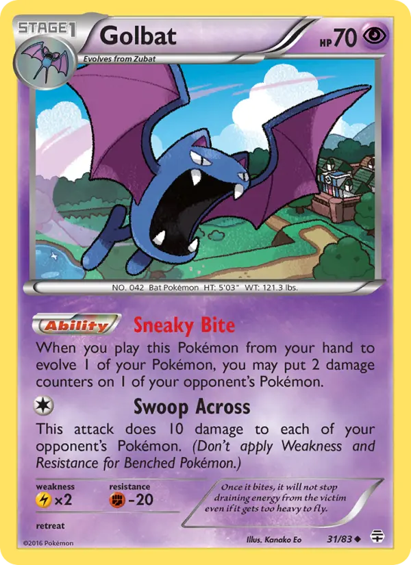 Golbat 31 Generations Pokesingles