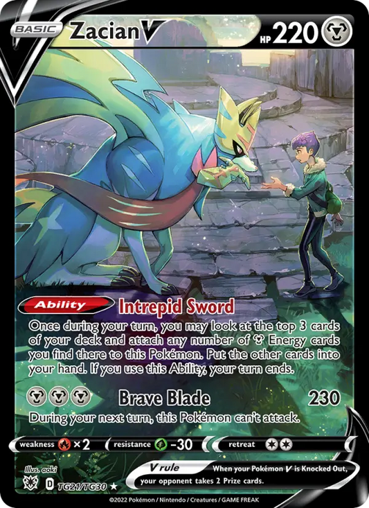 Zacian V TG21 Astral Radiance Pokesingles