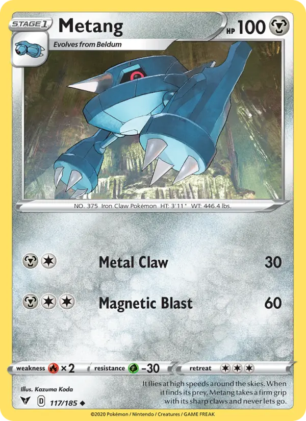 Metang 117 Vivid Voltage Pokesingles