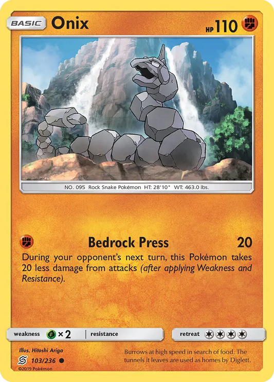 Onix 103 Unified Minds Pokesingles