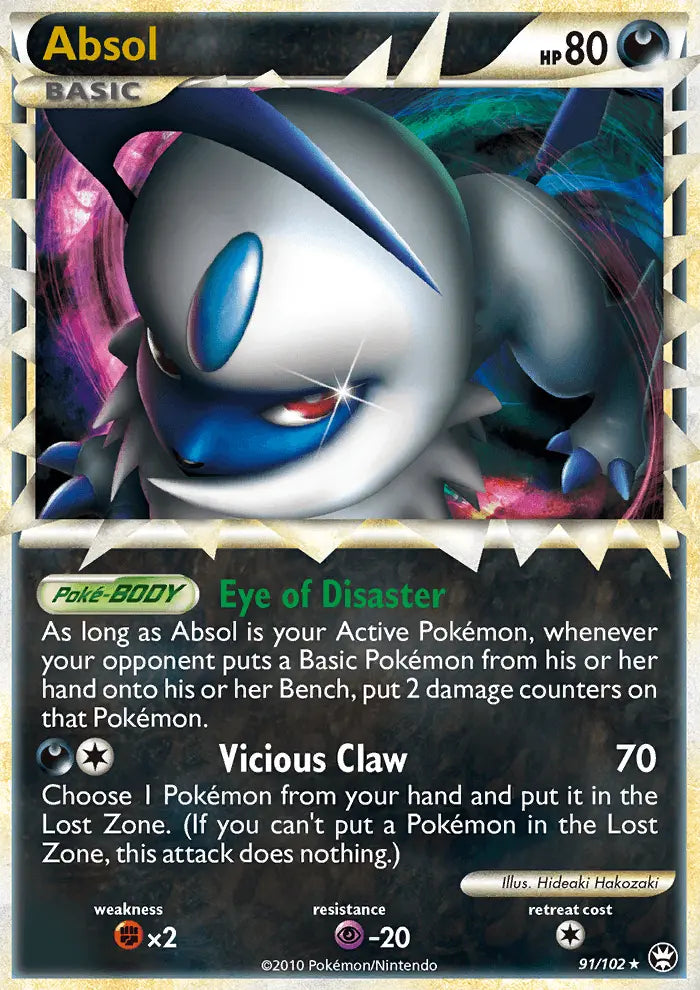 Absol 91 Triumphant Pokesingles