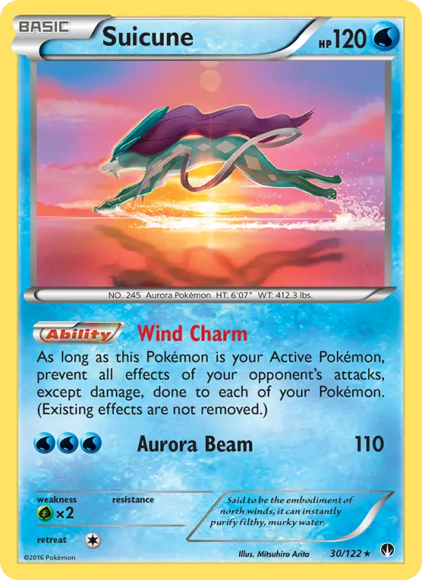 Suicune 30 BREAKpoint Pokesingles
