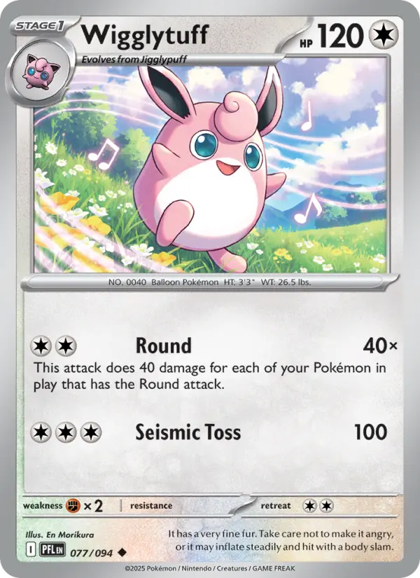 Wigglytuff 77 Phantasmal Flames Pokesingles