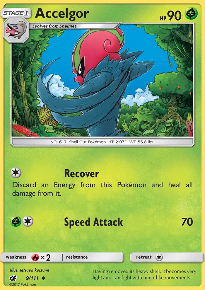 Accelgor 9 Crimson Invasion Pokesingles
