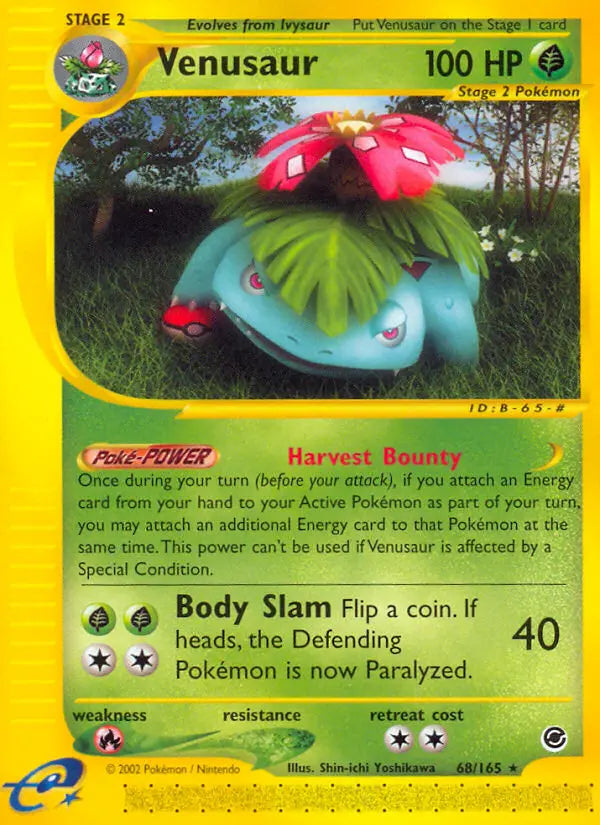 Venusaur 68 Expedition Base Set Pokesingles