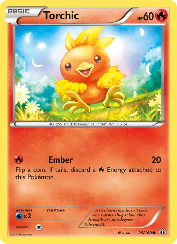 Torchic 25 Primal Clash Pokesingles