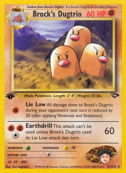 Brock's Dugtrio 22 Gym Challenge Pokesingles