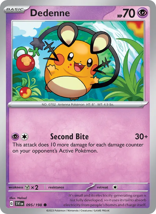 Dedenne 95 Scarlet & Violet Pokesingles