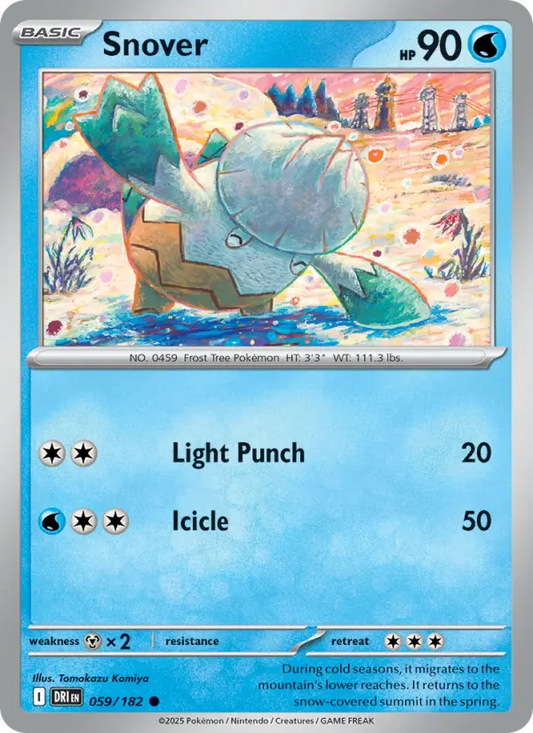 Snover 59 Destined Rivals Pokesingles