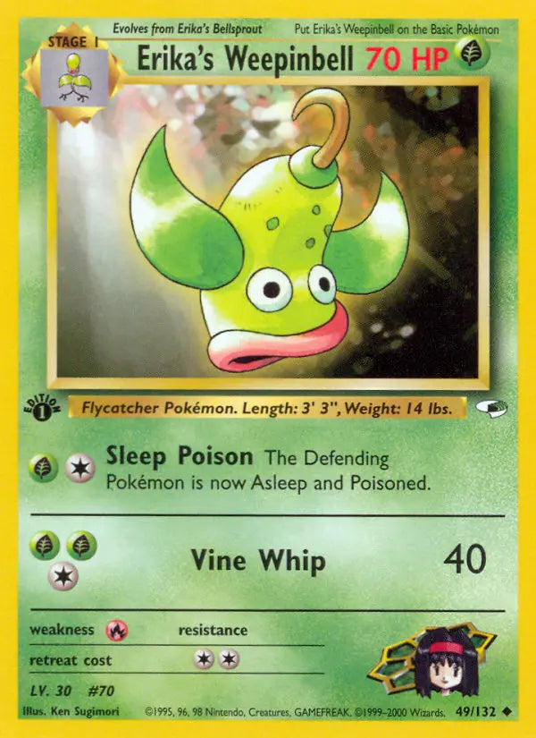 Erika's Weepinbell 49 Gym Heroes Pokesingles