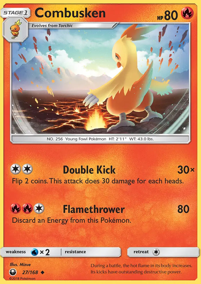 Combusken 27 Celestial Storm Pokesingles