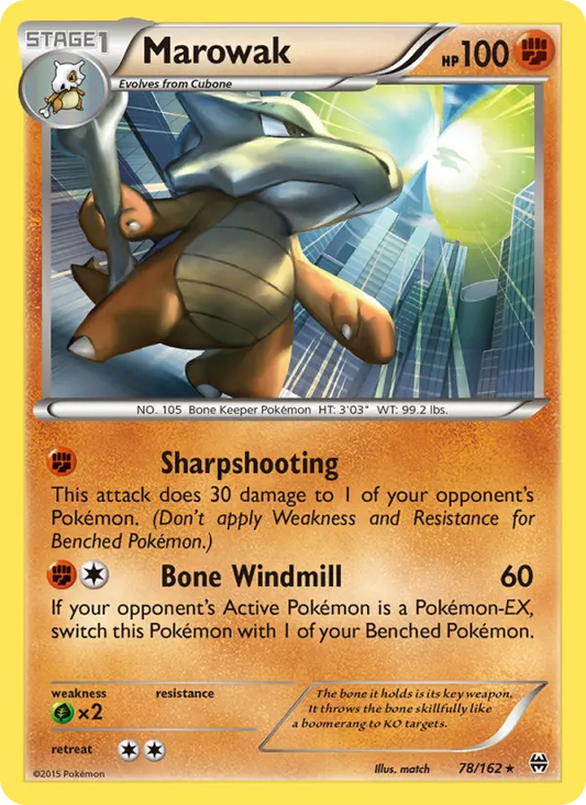Marowak 78 BREAKthrough Pokesingles