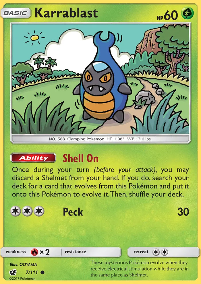 Karrablast 7 Crimson Invasion Pokesingles