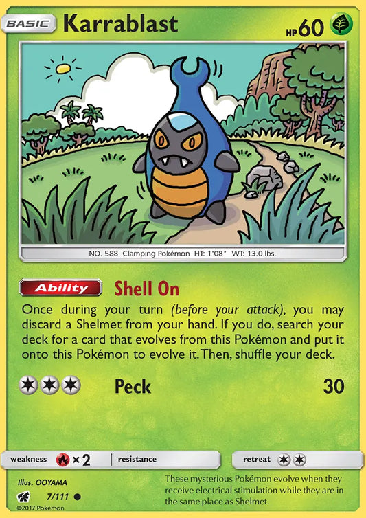 Karrablast 7 Crimson Invasion Pokesingles