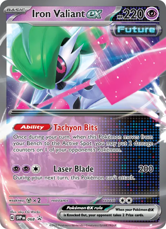 Iron Valiant ex 68 SVP Black Star Promos Pokesingles