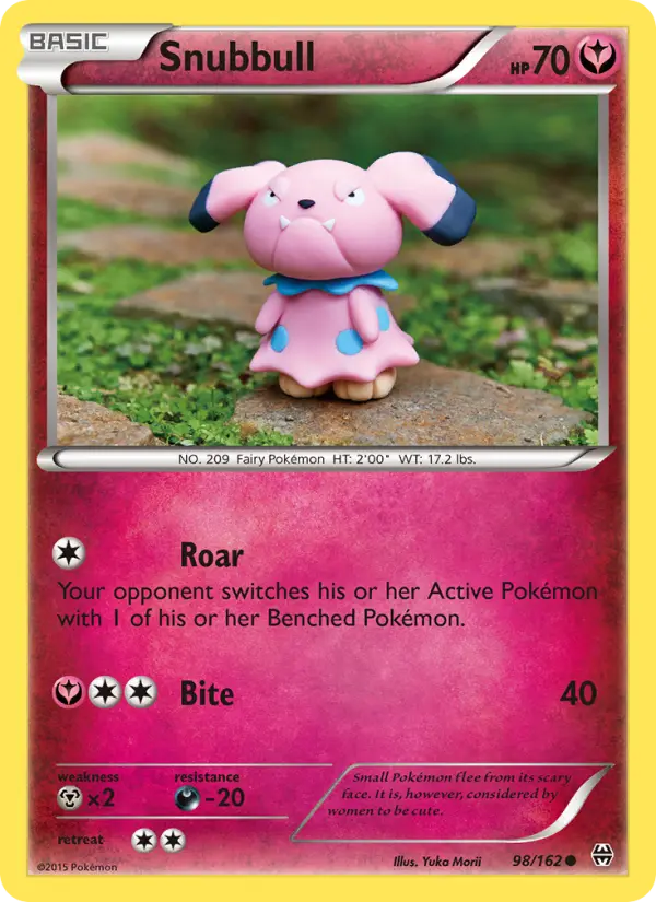 Snubbull 98 BREAKthrough Pokesingles