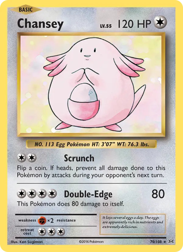 Chansey 70 Evolutions Pokesingles