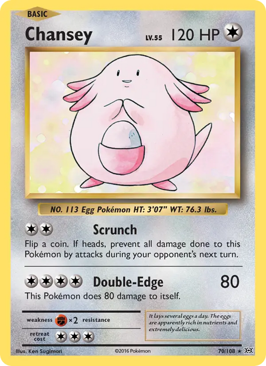 Chansey 70 Evolutions Pokesingles