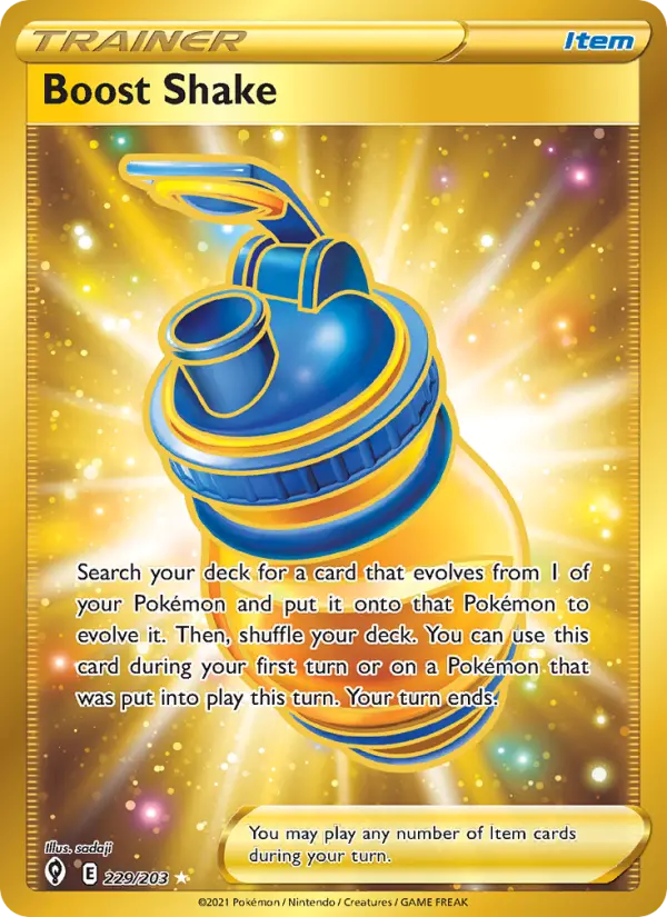 Boost Shake 229 Evolving Skies Pokesingles