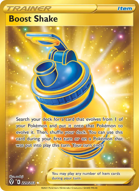 Boost Shake 229 Evolving Skies Pokesingles