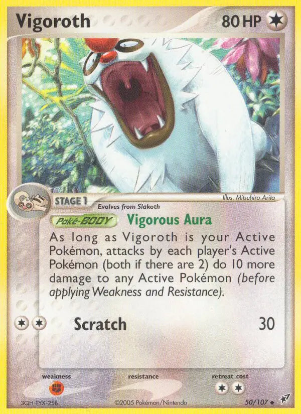 Vigoroth 50 Deoxys Pokesingles