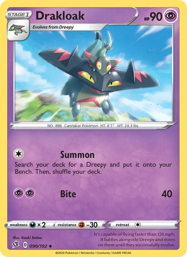 Drakloak 90 Rebel Clash Pokesingles