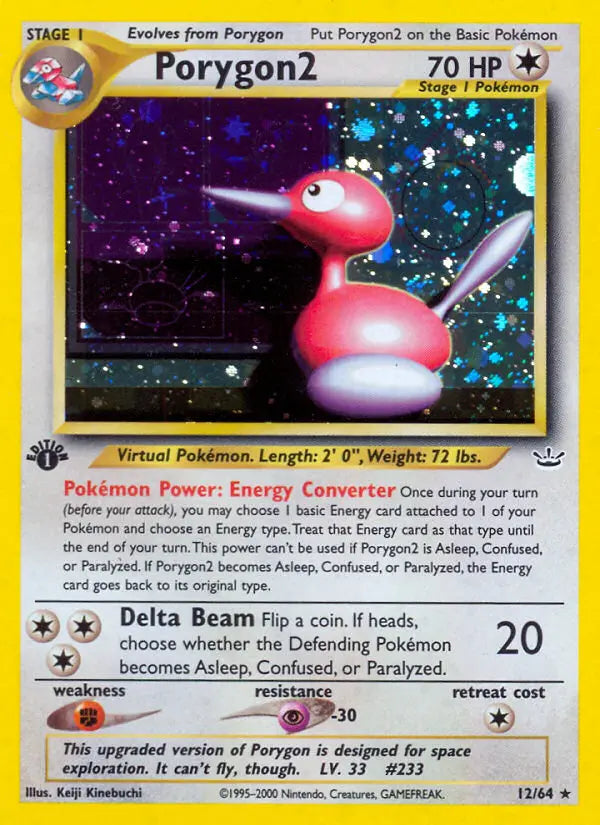 Porygon2 12 Neo Revelation Pokesingles