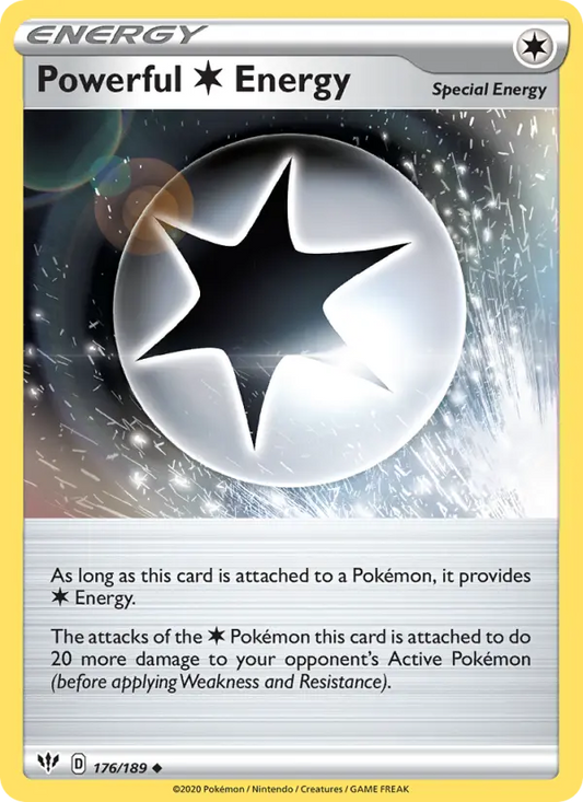 Powerful Colorless Energy 176 Darkness Ablaze Pokesingles