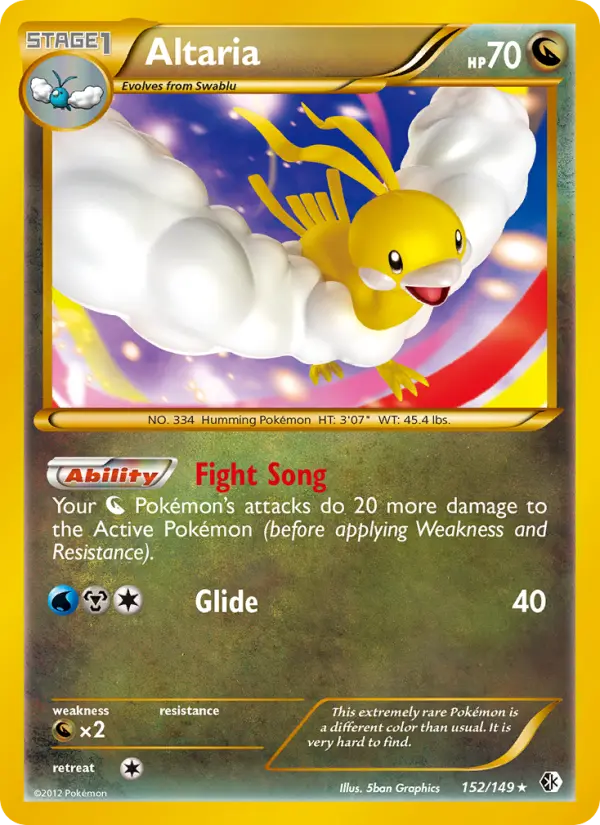 Altaria 152 Boundaries Crossed Pokesingles