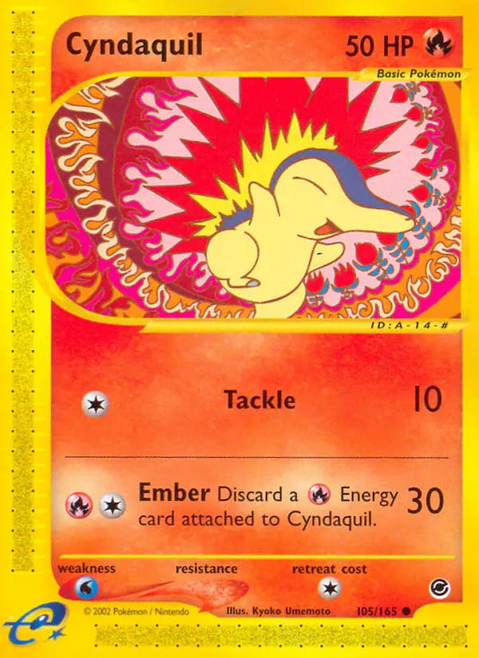 Cyndaquil 105 Expedition Base Set Pokesingles
