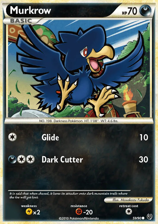 Murkrow 59 Undaunted Pokesingles