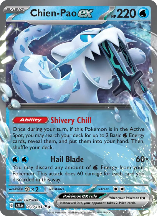 Chien-Pao ex 61 Paldea Evolved Pokesingles
