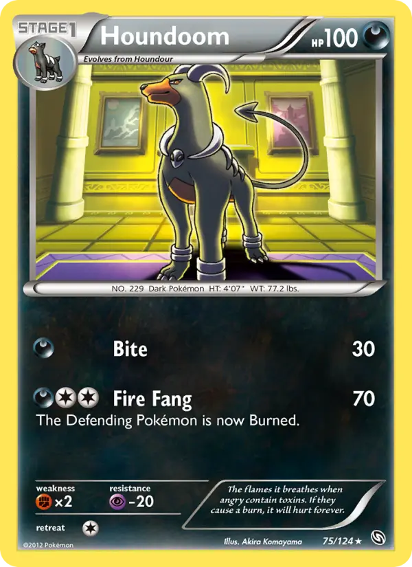 Houndoom 75 Dragons Exalted Pokesingles