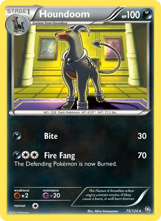 Houndoom 75 Dragons Exalted Pokesingles