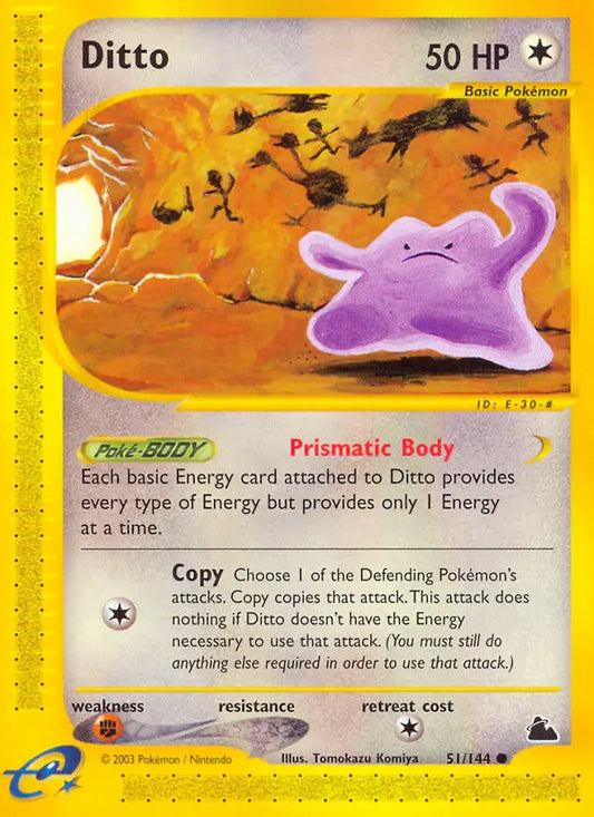 Ditto 51 Skyridge Pokesingles
