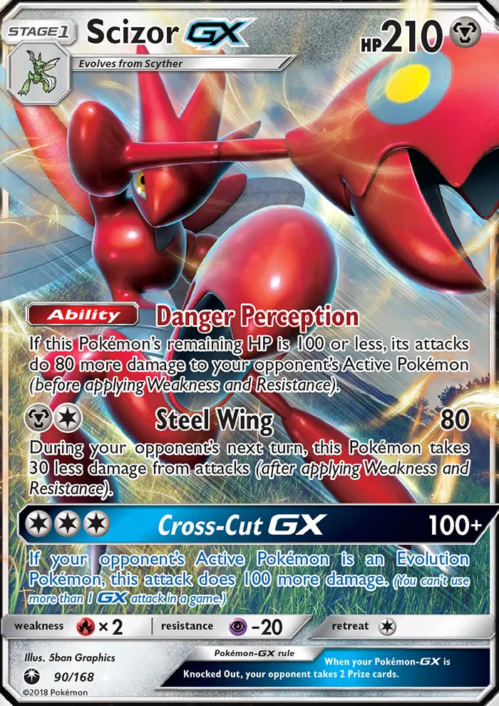 Scizor GX 90 Celestial Storm Pokesingles