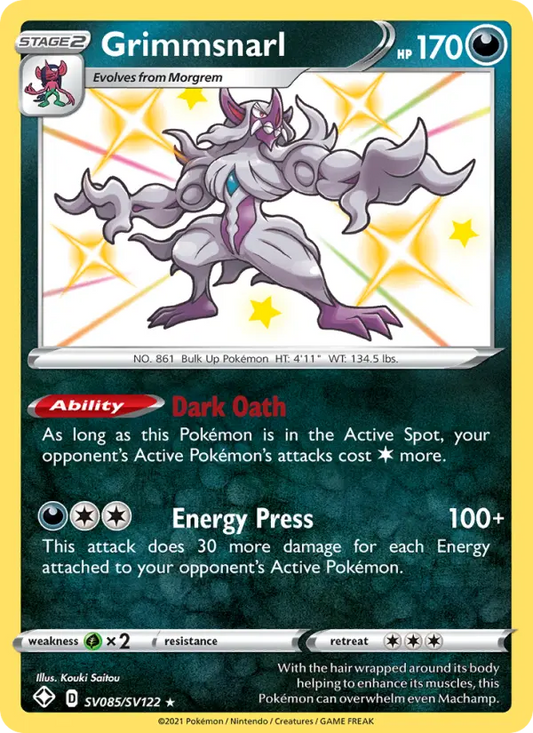 Grimmsnarl SV085 Shining Fates Pokesingles