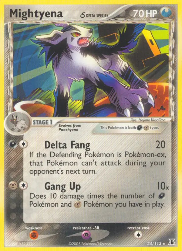 Mightyena δ 24 Delta Species Pokesingles